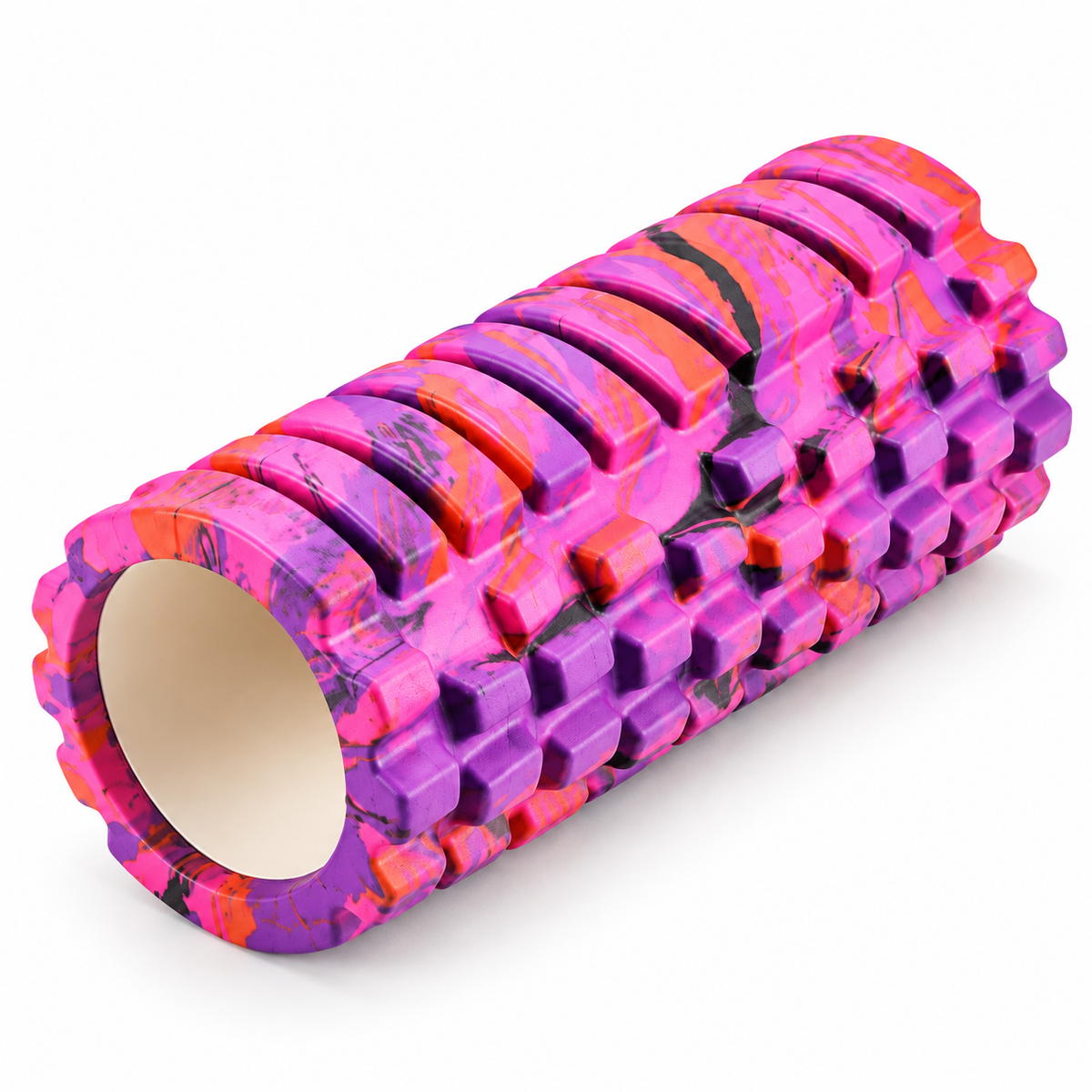Textured Foam Massage Roller 33cm - Pink product view 2