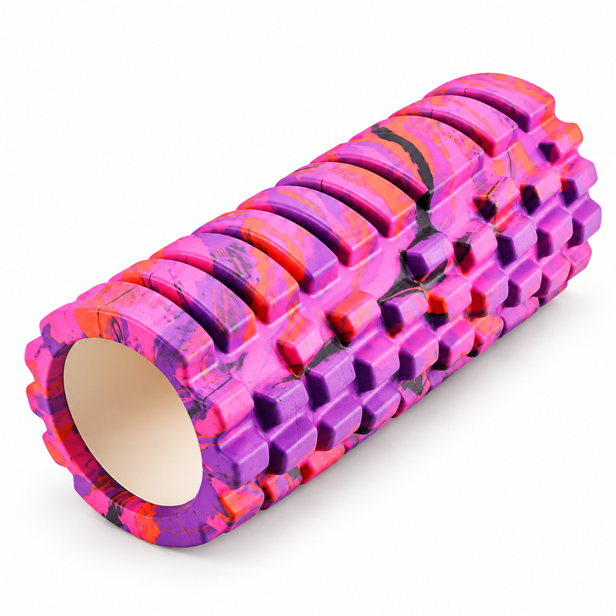 Textured Foam Massage Roller 60cm - Pink product view 2