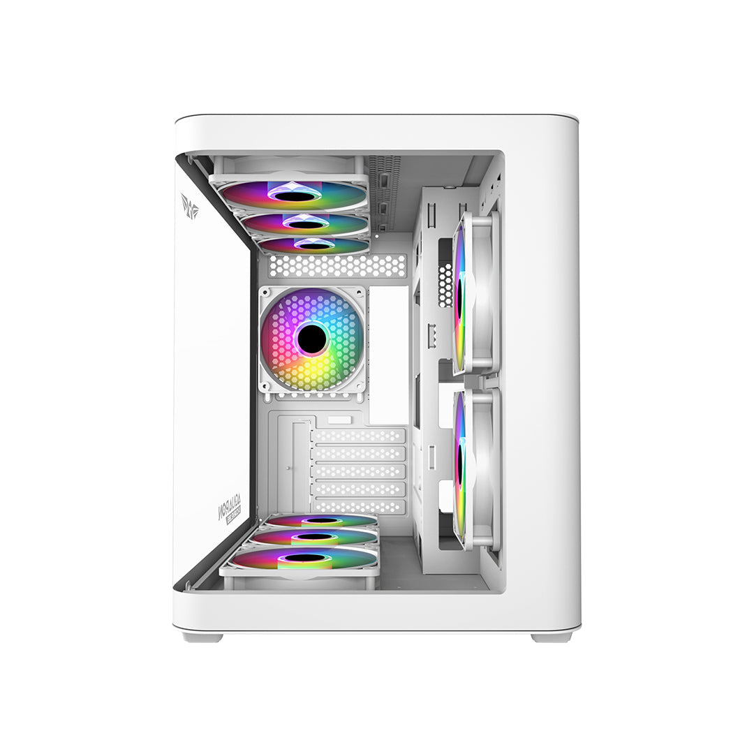 Armaggeddon Aquaron X Curve 285 Microatx Gaming Case White - additional view