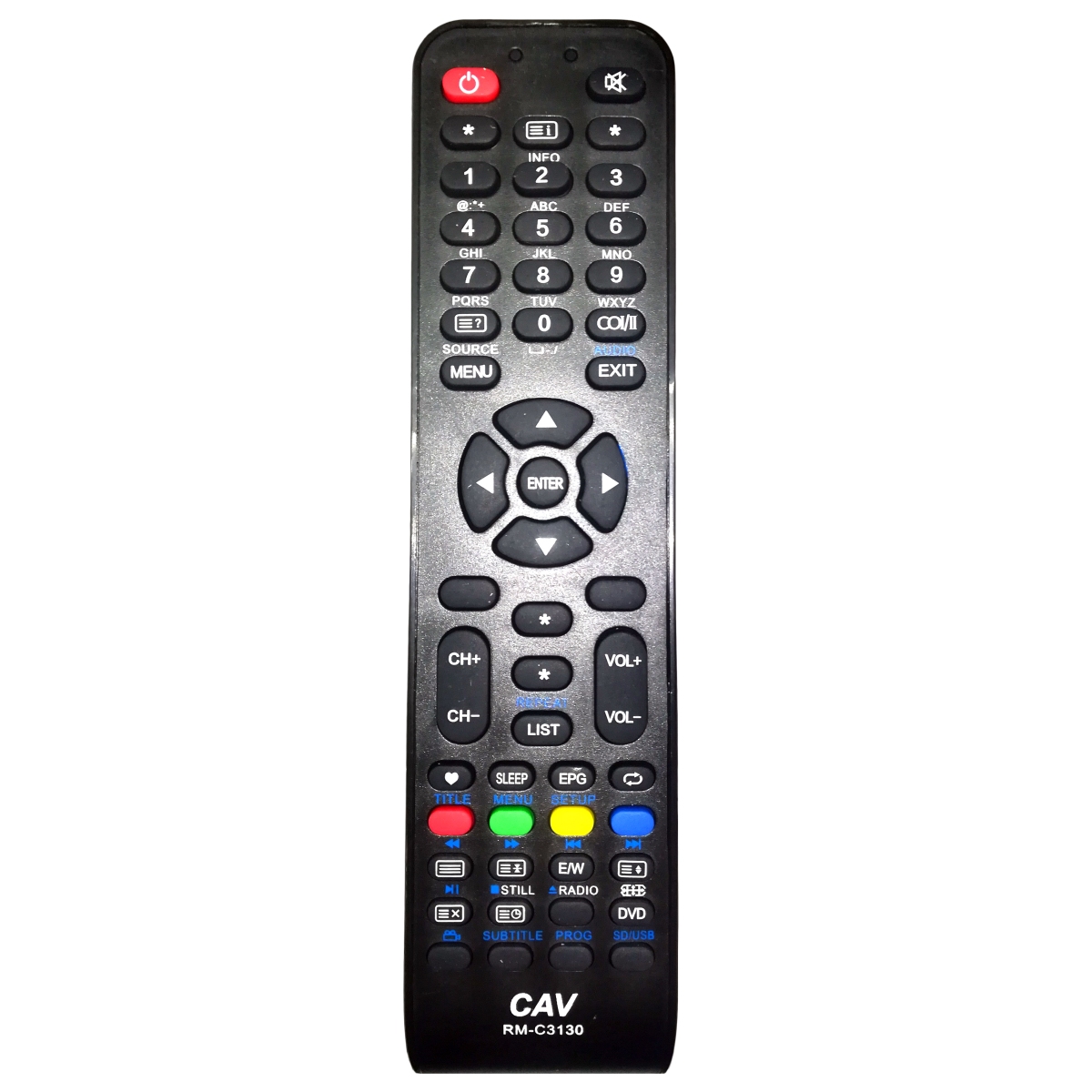 JVC Replacement TV Remote RM-C3130-0