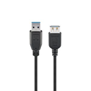 Goobay USB 3.0 SuperSpeed Extension 1.8m Cable – Black