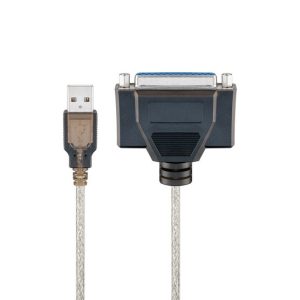 Goobay USB to D-SUB/IEEE 1284 female Printer 1.5m Cable – Transparent