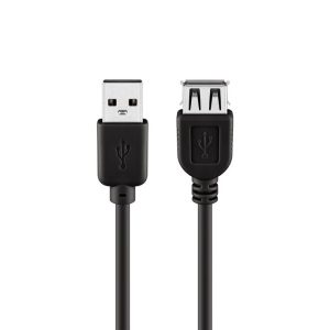 Goobay USB 2.0 Hi-Speed Extension 3m Cable – Black