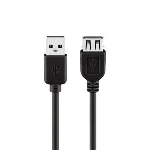 Goobay USB 2.0 Hi-Speed 1.8m Extension Cable – Black