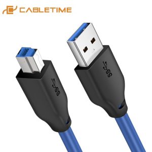 CableTime CA12L PVC USB3.0 AM TO BM Printer 2M Cable