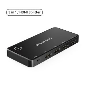 CableTime CP31B 3 IN 1 Out HDMI Switch – Space grey
