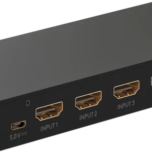 Goobay HDMI Switch 4 to 1 with Audio Output (4K @ 60 Hz)