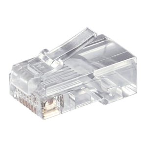 Goobay RJ45 10 pack Modular Plug for Round Cables