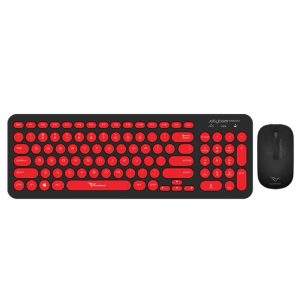 Alcatroz Jellybean U2000 Keyboard and Mouse – Black/Red