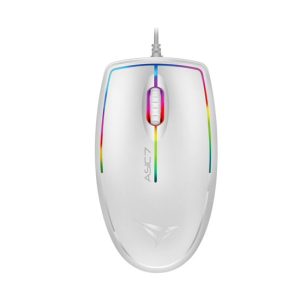 Alcatroz Asic 7 RGB FX Wired USB Mouse – White