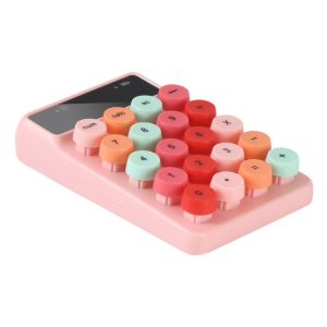 Alcatroz JellyBean Num A3 Bluetooth and Wireless Numpad – Crayon Pink