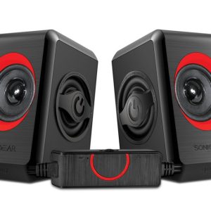 SonicGear Quatro 2 2.0 Speaker System – Red