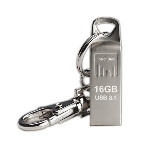 Strontium 16GB Nitro Ammo Silver USB3.1 Metal Flash Drive