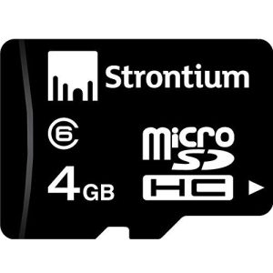 Strontium 4GB Micro SD Card With Adaptor