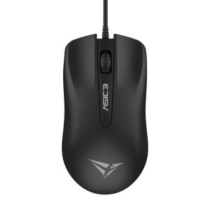 Alcatroz Asic 3 (2021 Edition) Optical Wired Mouse – Black