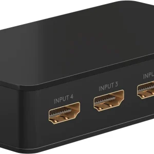 Goobay HDMI Switch 4 to 1 (4K @ 60 Hz)