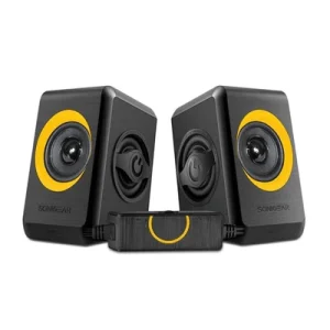 SonicGear Quatro 2 2.0 Speaker System – Orange