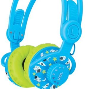 SonicGear Kinder 2 Child-Safe Stereo Headphones – Blue/Green