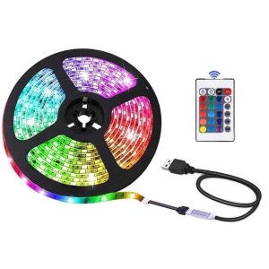 RGB 5050 2M USB W/Remote LED Strip