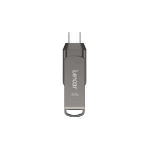 Lexar JumpDrive D400 64GB Dual Drive USB 3.1+Type-C Flash Drive