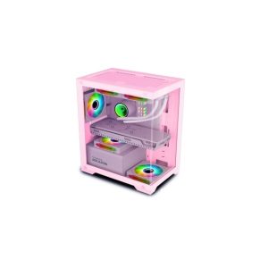 Armaggeddon Aquaron MicroATX Gaming Case – Pink