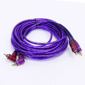 Ice Power IPW-RCA3M-P Double Shielded Purple 2-2 RCA 3M Cable