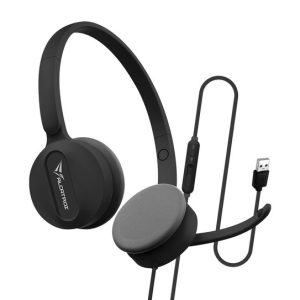 Alcatroz XP 3U USB Headset with Mic – Black