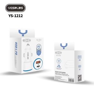 YESPLUS YS-1212 PD 20W 2A USB Car Charger