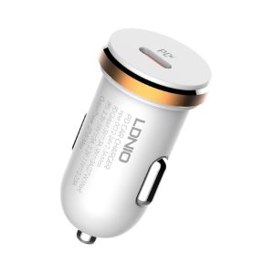 LDNIO C22Q PD 27W Car Charger – Type-C~iPhone