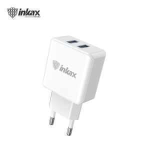 Inkax HC-02 5V2.4A 2USB Charger – Type-C