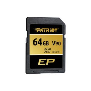 Patriot V90 64GB SDXC UHS-II U3 Class 10 SD Card