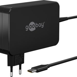 Goobay USB-C 90w Charger for Laptops – Black