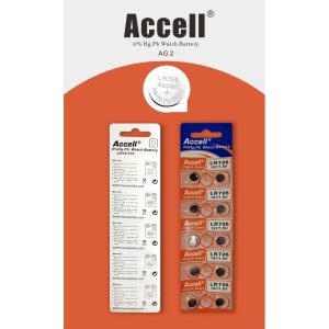 Accell AG2/LR726 Watch Battery