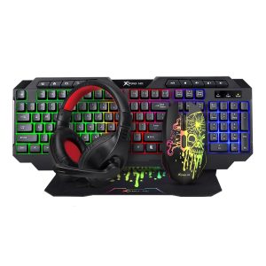 Xtrike CMX-415-EN 4in1 Combo Keyboard+Mouse+Mouse Pad+Headset