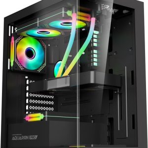 Armaggeddon Aquaron Pro ATX Gaming Case – Black