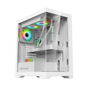 Armaggeddon Aquaron Pro ATX Gaming Case – White