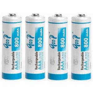 GOOP 800mAh Rechargeable AAAx4 Battery