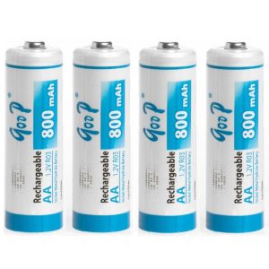 GOOP 800mAh Rechargeable AAx4 Battery