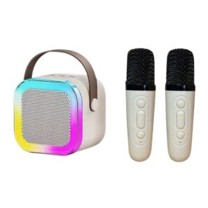 K12 Light Show Bluetooth Speaker W/Duo Mic