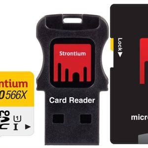 Strontium 64GB Nitro Micro SDHC 566X UHS-1 Card with Adaptor