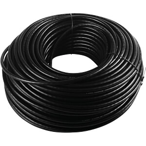 Goobay CAT 6 Outdoor CU Solid PE U/UTP 100m Network Cable Set – Black