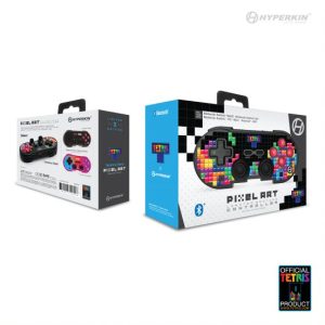 Hyperkin Official Tetris Pixel Art Bluetooth Switch Controller – Tetrimino Stack