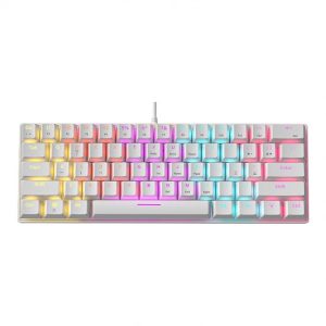 Armaggeddon MKA-1C Neo Psychswift 61 keys Mechanical Keyboard – Tactile White