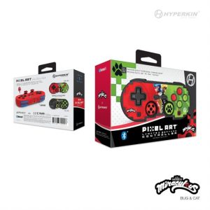 Hyperkin Official Miraculous Pixel Art Bluetooth Switch Controller – Ladybug & Cat