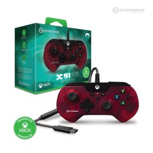 Hyperkin X91 Retro Wired Xbox Controller – Ruby Red