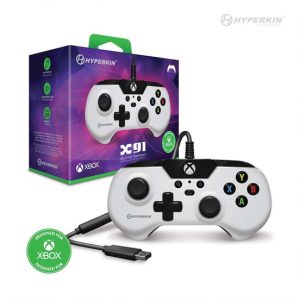 Hyperkin X91 Retro Wired Xbox Controller – White