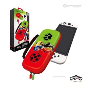 Hyperkin Official Miraculous EVA Hard Shell Carrying Case – Ladybug/Cat Noir