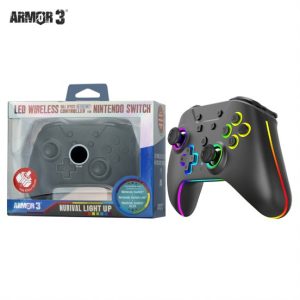 Armor3 NuRival Wireless Hall Effect Stick Game Controller For Switch – Black