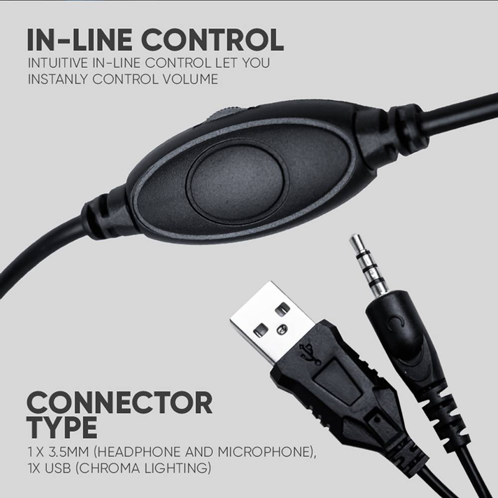 Armaggeddon Pulse 1 Chroma 2.1 Gaming Headset - Image 4