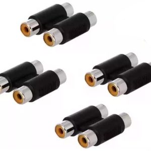 2XRCA(F) to 2XRCA(F) (4 Pack) Adapter